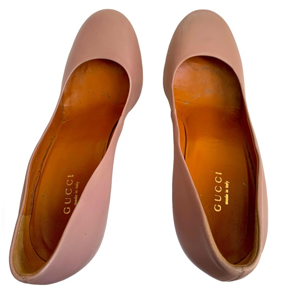 GUCCI Mauve Pink Platform Heels size 36.5 - Picture 2 of 10